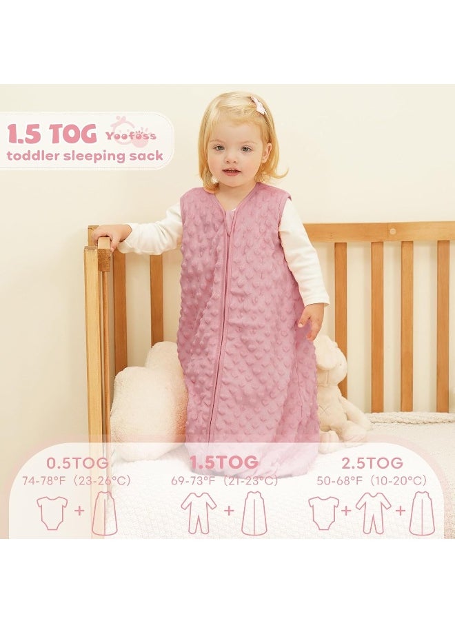 YOOFOSS - Yoofoss Baby Sleep Sack Wearable Blanket for Babies 100% Cotton 2-Way Zipper TOG 0.5 Toddler Sleeping Sack 3 Pack, Comfy Lightweight Sleep Sacks - Image 1