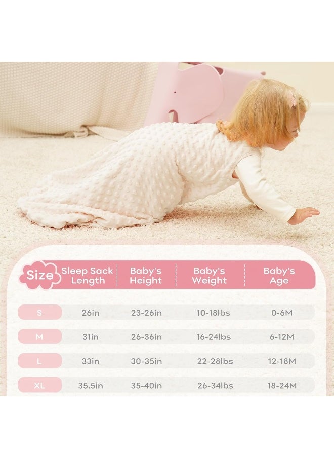YOOFOSS - Yoofoss Baby Sleep Sack Wearable Blanket for Babies 100% Cotton 2-Way Zipper TOG 0.5 Toddler Sleeping Sack 3 Pack, Comfy Lightweight Sleep Sacks - Image 1