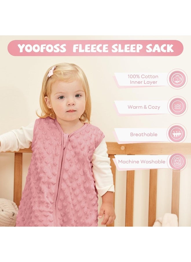YOOFOSS - Yoofoss Baby Sleep Sack Wearable Blanket for Babies 100% Cotton 2-Way Zipper TOG 0.5 Toddler Sleeping Sack 3 Pack, Comfy Lightweight Sleep Sacks - Image 1