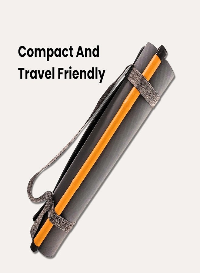Bamboostan Mini Fitness Stick - Portable Stick for Stretches, Yoga, Pranayama & Mobility (Yellow, 3ft) - Image 4