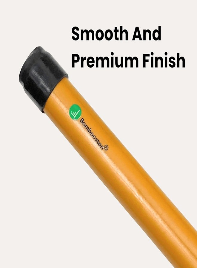 Bamboostan Mini Fitness Stick - Portable Stick for Stretches, Yoga, Pranayama & Mobility (Yellow, 3ft) - Image 3