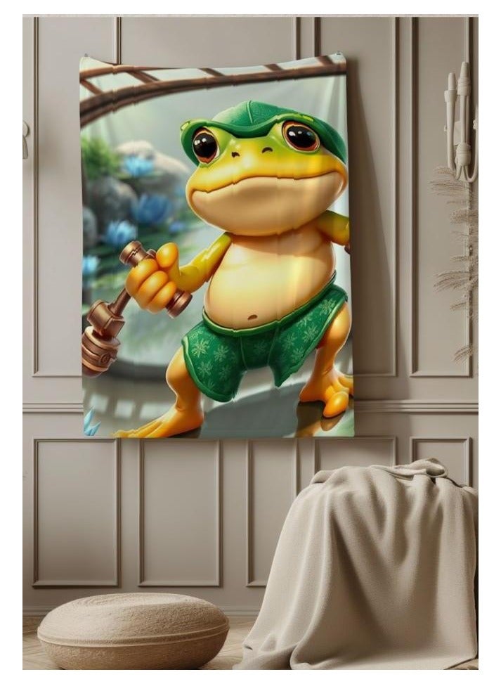 عام بطانية رقيقة من الفانيلا الكرتونية للأطفال والرضع (دافئة ومريحة، ومناسبة للنوم والألعاب) 70 سم * 100 سم - 911 - Image 4