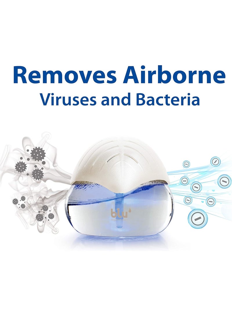 blu Breez Ionic Air Purifier- Removes Airborne Viruses, Allergens & Odors/Therapeutic Aromatherapy - Suitable for 60m2 areas - Image 3