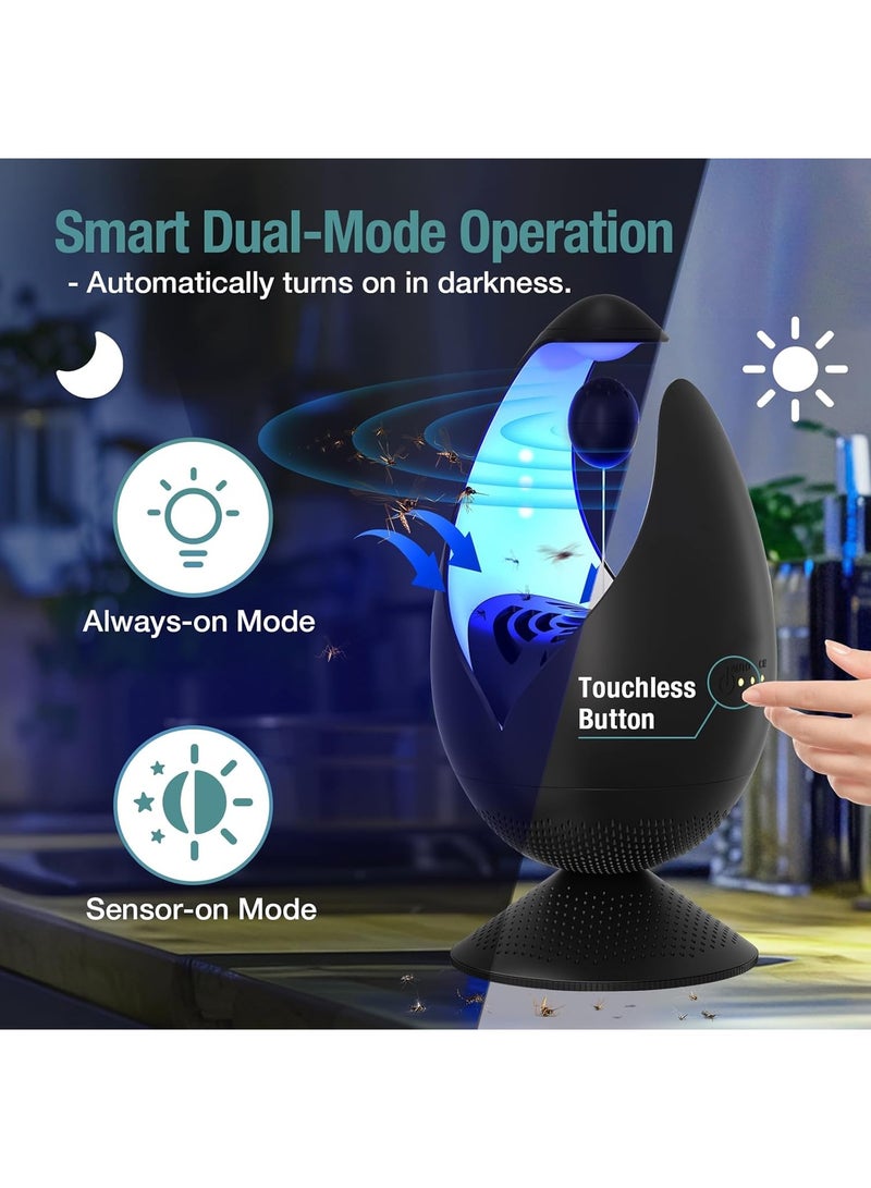 Bukela Smart Sensor Mosquito Trap, Bug Zapper, Irresistible Dual-Baiting Lure & Light, Silent Turbo Jet Flying Insect Killer, Indoor & Outdoor Mosquitoes, Gnats, Fruit Flies & Flying Bugs Catcher - Image 3