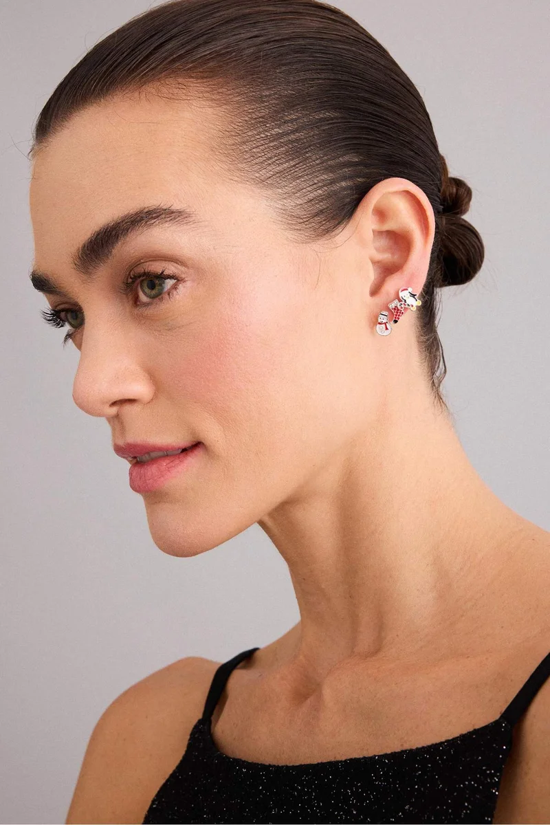 Defacto  Woman 6 Piece Christmas Themed Earrings for Women | Best Price UAE