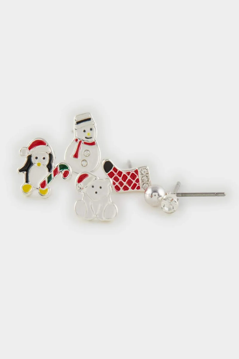 Defacto  Woman 6 Piece Christmas Themed Earrings for Women | Best Price UAE