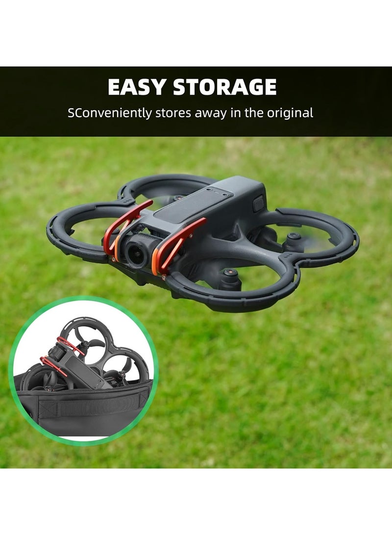 Captaintech Avata 2 Bumper Guards Accessories, Propeller Guard Protector Gimbal Protective Anti-Collision Ring  (black)  - Image 3