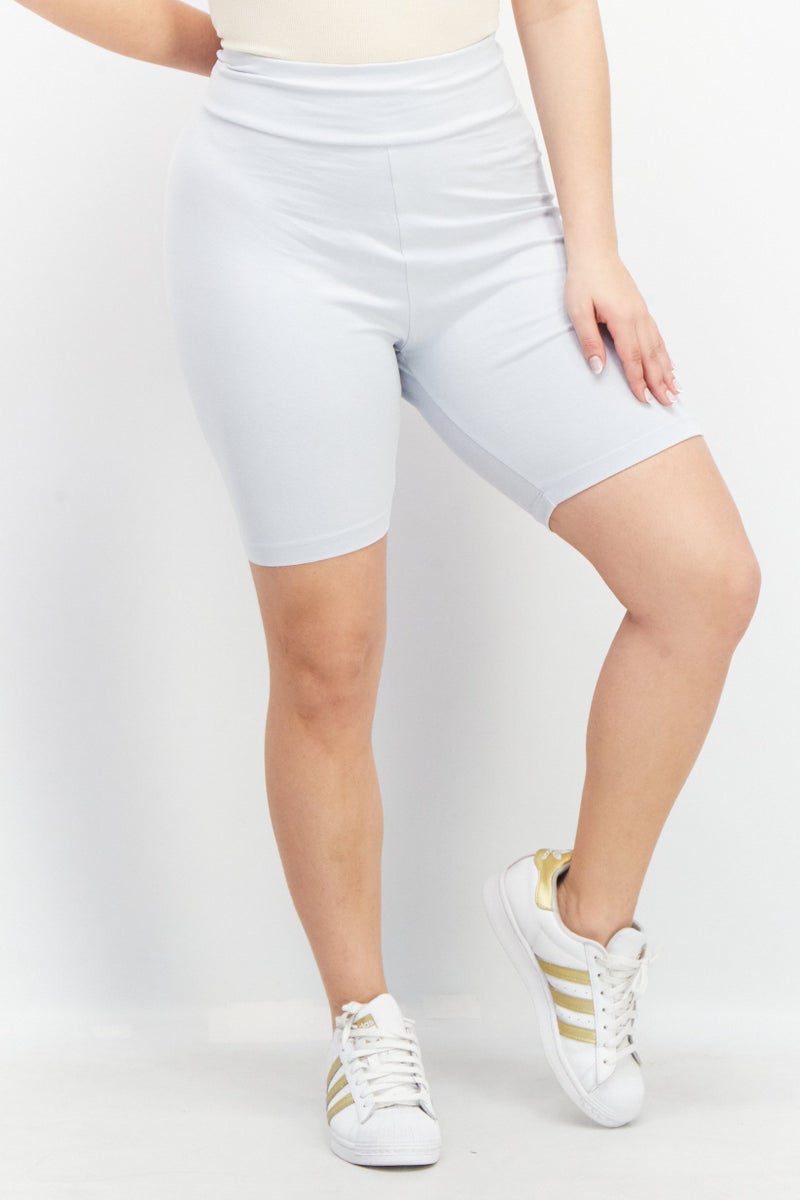 PUMA Women Classic Fit Pull-On Training Leggings Shorts, Blue - Image 1