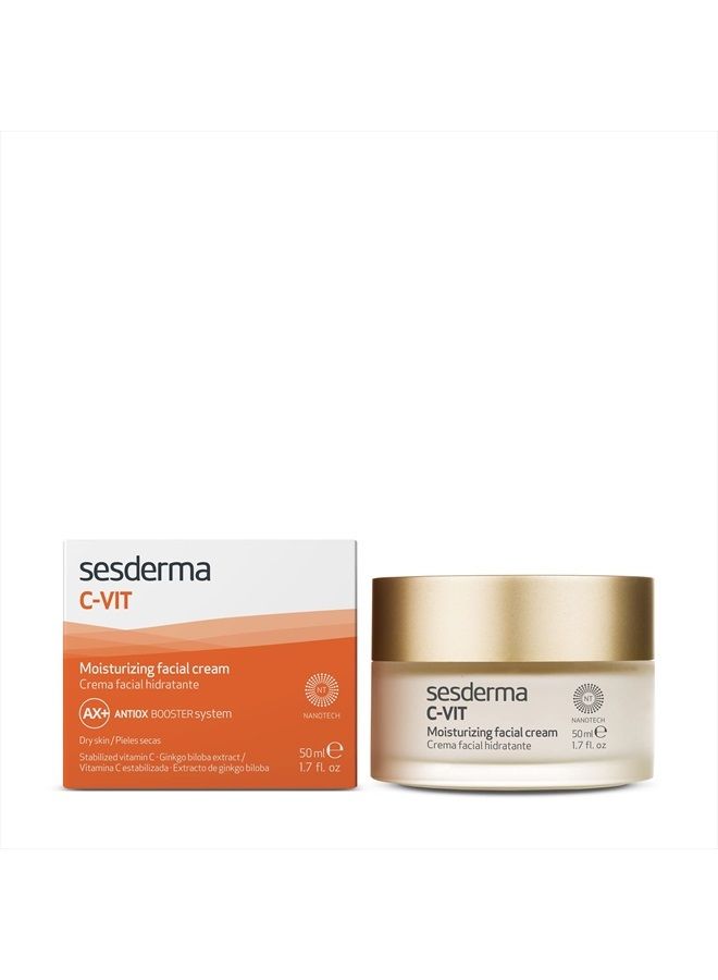 SeSDERMA كريم مرطب للوجه C-VIT، 1.7 أونصة سائلة (عبوة واحدة) - Image 5