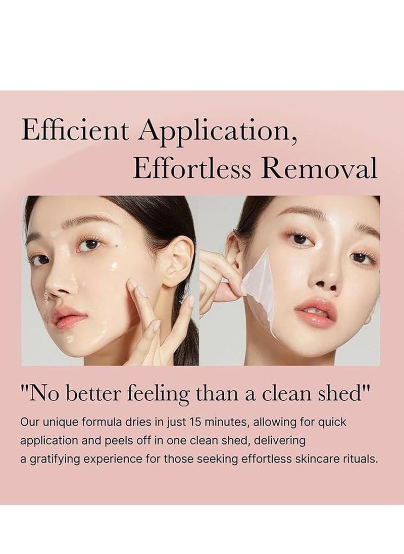 Collagen - Collagen Overnight Wrapping Peel Off Facial Mask Pack - Elasticity & Hydration Care, Reduces Sagging & Dullness - Hydrolyzed Collagen For Glowing Skin - Korean Skin Care, 2Pcs - Image 1