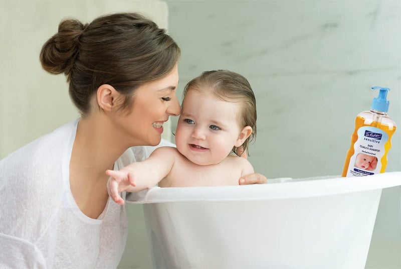 Dr. Fischer Newborn & Baby Essentials Shampoo. Tear-Free, Hypoallergenic, Gentle Hair & Scalp Natural Chamomile and Vitamin B5.16.9Oz - Image 4