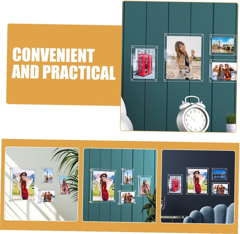 Veemoon Acrylic Picture Frame Xl Size Decorative Photo Frame for Wall Display for Home and Office Décor - Image 4