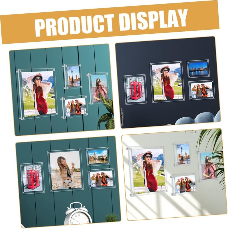 Veemoon Acrylic Picture Frame Xl Size Decorative Photo Frame for Wall Display for Home and Office Décor - Image 5