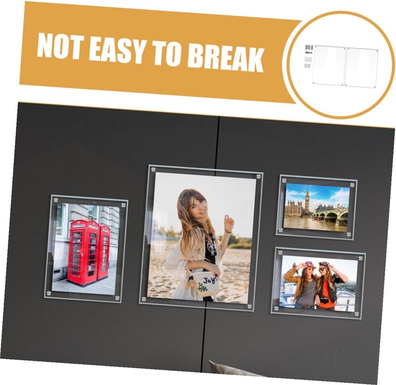 Veemoon Acrylic Picture Frame Xl Size Decorative Photo Frame for Wall Display for Home and Office Décor - Image 3