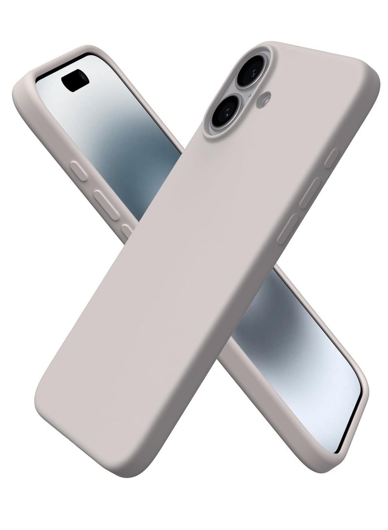 Slim Fit Soft TPU Case for iPhone 16 Plus - Matte Stone Gray - Image 1