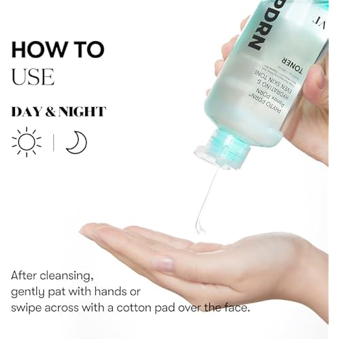 VT COSMETICS PDRN Toner, Hydrating Facial Toner with 50,000ppm Vegan PDRN, Korean Wild Ginseng, Niacinamide & Panthenol, Lightweight, Fragrance-Free, Skin Soothing, Korean Skincare (8.45 fl. oz.) - Image 5