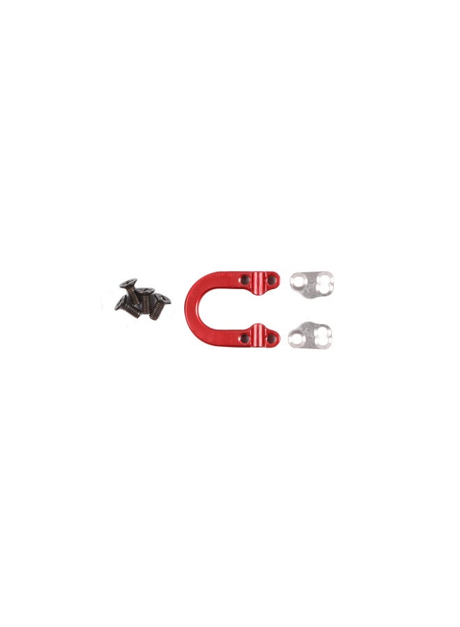 Huwairen Metal D-ring Aluminum Alloy D-loop Composite Bow And Arrow Point Archery Equipment-Color:Red  - Image 4