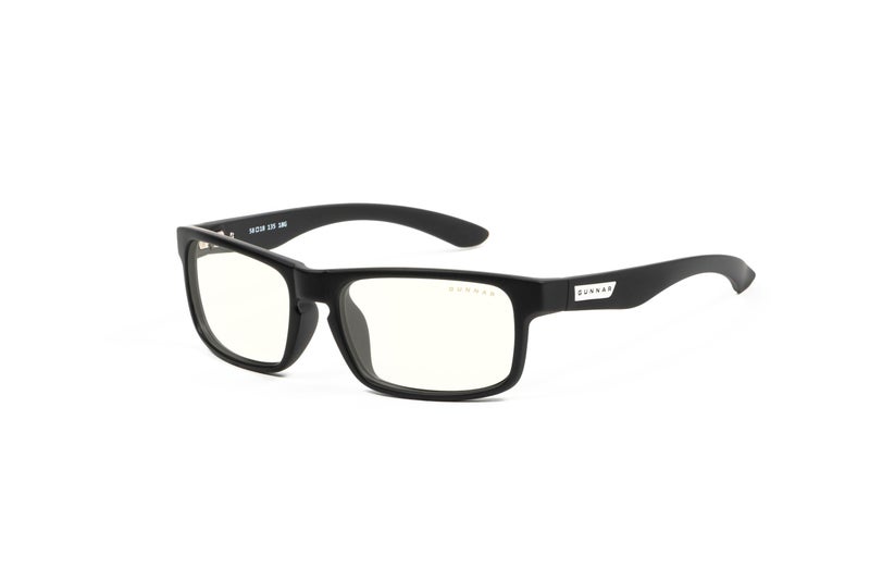 GUNNAR Premium Gaming and Computer Glasses Blocks 35 Blue Light Enigma Onyx Clear Tint - Image 2