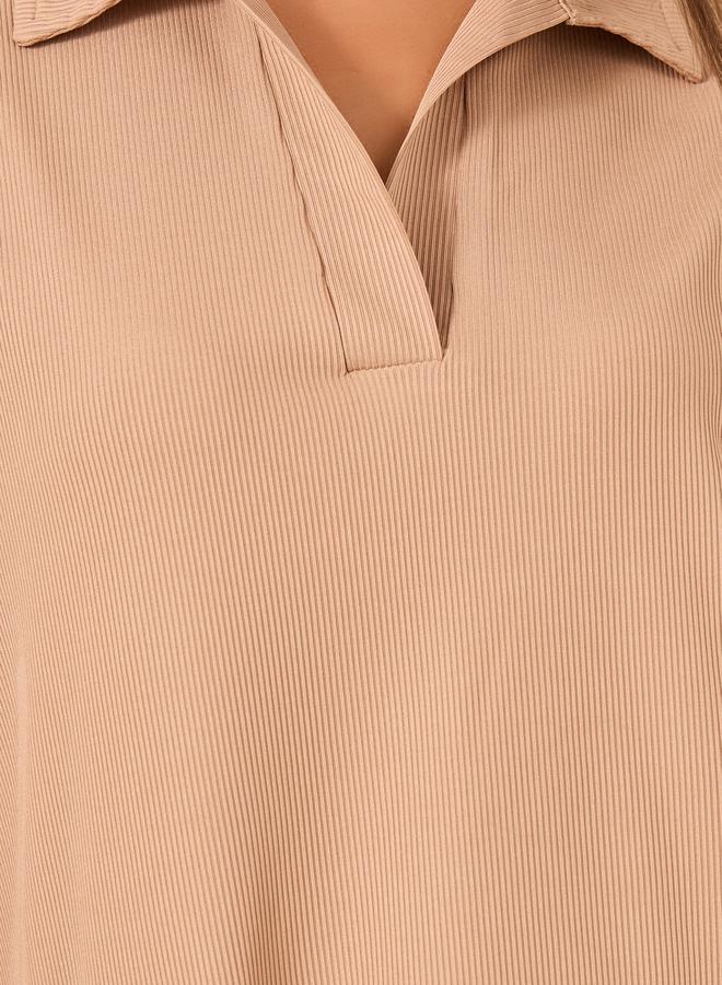 Styli Regular Fit Short Sleeve Polo Neck T-Shirt  - Image 4