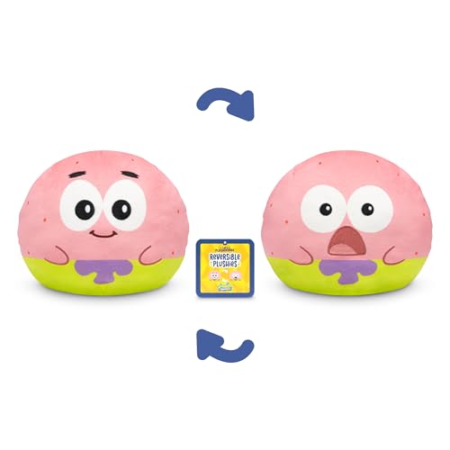 TeeTurtle Spongebob Squarepants Reversible 6" Plushie - Patrick Star - Cute Kawaii Soft Stuffed Animal - Image 4