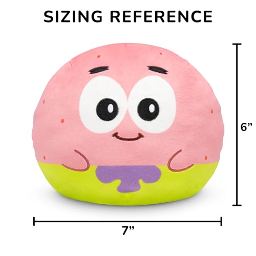 TeeTurtle Spongebob Squarepants Reversible 6" Plushie - Patrick Star - Cute Kawaii Soft Stuffed Animal - Image 5
