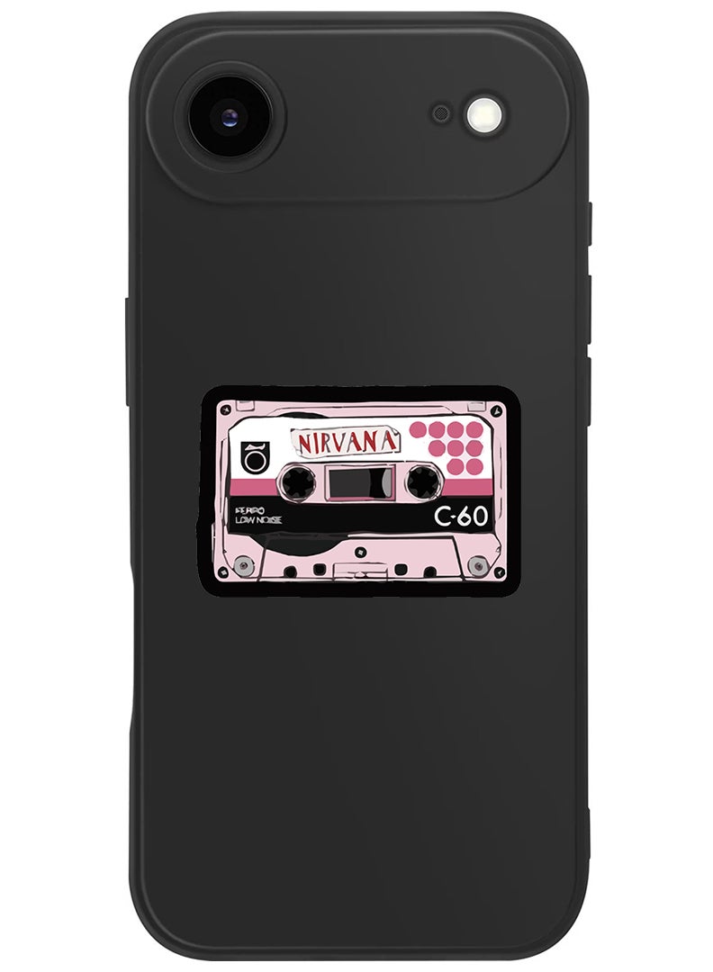 Theodor Protective Slim Fit Case Liquid Silicone Cover with Full Body Protection Anti-Scratch Shockproof Case For Apple iPhone 17 Air (Black) Nirvana (2) - Image 1