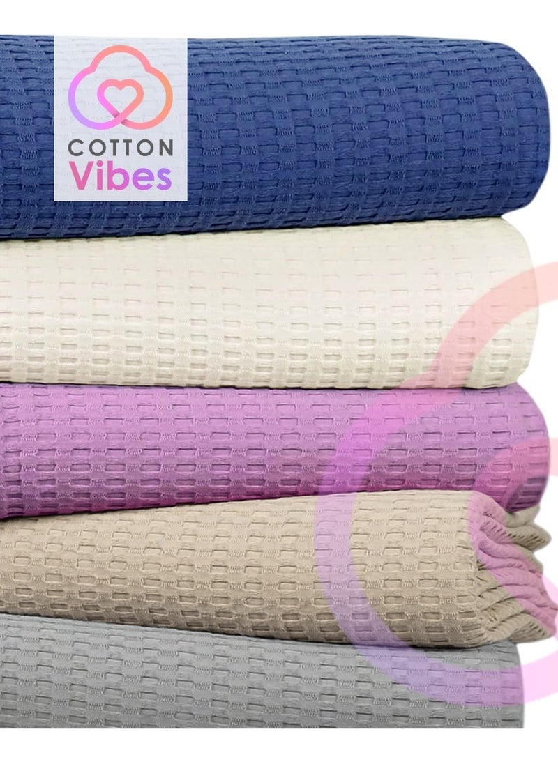 Cotton Vibes Single Bed Sheet Large Size Pink