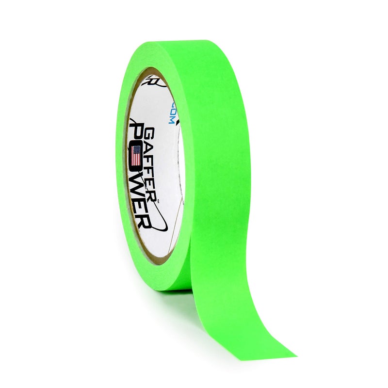 Gaffer Power Labeling Tape - Clean Removable Console Tape | Adhesive Tape for Light Control Board, DJ Mixing Board, Audio Mixer, Arts and Crafts - 1" x20Yds - Image 1