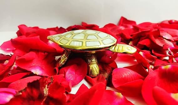 Ketsicart Wish-Fulfilling Brass Tortoise Feng Shui Golden Turtle Showpiece Kachua for Good Luck, Wealth, and Prosperity - Image 4