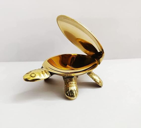Ketsicart Wish-Fulfilling Brass Tortoise Feng Shui Golden Turtle Showpiece Kachua for Good Luck, Wealth, and Prosperity - Image 5