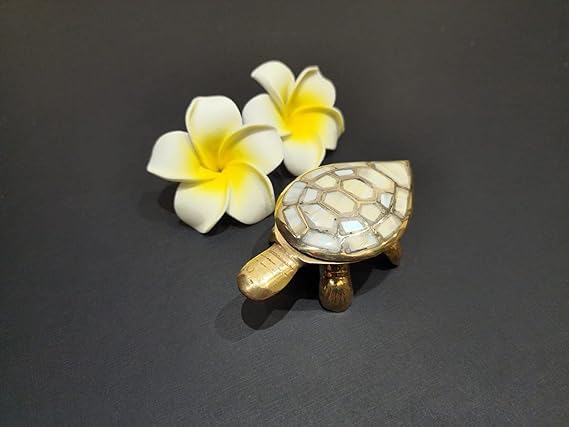 Ketsicart Wish-Fulfilling Brass Tortoise Feng Shui Golden Turtle Showpiece Kachua for Good Luck, Wealth, and Prosperity - Image 2