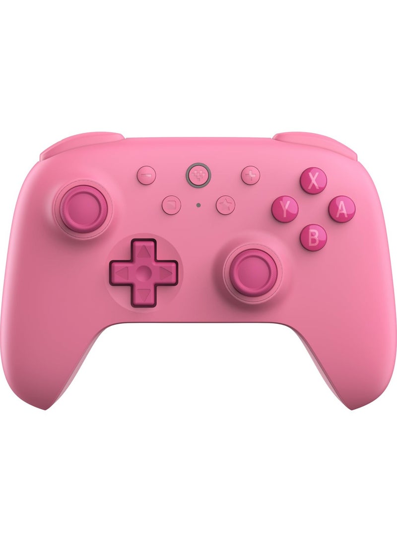 8BitDo Ultimate 2C Bluetooth Controller for Switch/Switch 2, Wireless Controller with 6-Axis Motion Control, Rumble Vibration, Refined D-Pad and Bumpers, and Hall Effect Joysticks (Pink) - Image 1