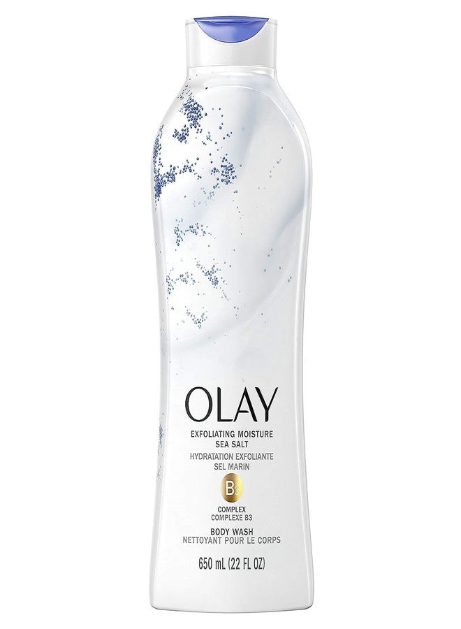 Olay غسول الجسم الملحي المقشر من أولاي، 22 أونصة سائلة/650 مل - Image 1
