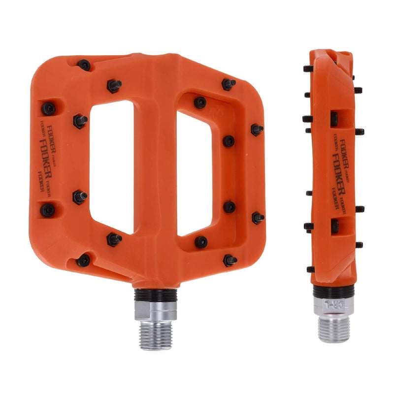 FOOKER MTB Pedals Mountain Bike Pedals 3 Bearing Non-Slip Lightweight Nylon Fiber Bicycle Platform Pedals for BMX MTB 9/16" - Image 4