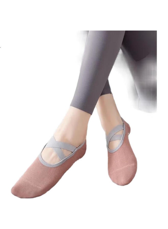 Bejirog 3 Pairs Of Women'S Yoga Socks Non-Slip Pilates Summer Professional Ballet Dance Sports Cotton Socks Indoor Fitness - Image 2