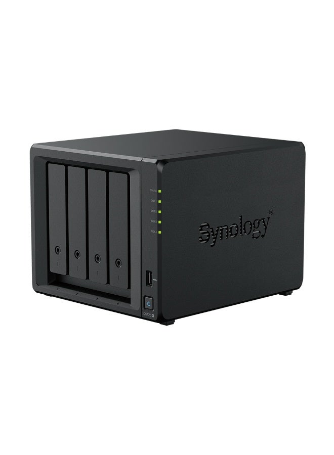 سينولوجي محطة القرص DS425+ NAS بسعة 4 خزانات - معالج إنتل سيليرون J4125 رباعي النواة بتردد 2.7GHz، 2GB ذاكرة DDR4 (قابلة للتوسيع إلى 6GB)، 4 خزانات أقراص SATA بحجم 3.5"/2.5"، 2 فتحة SSD من نوع M.2 NVMe، 1 منفذ LAN بسرعة 2.5GbE، 2 منفذ USB 3.2، دعم RAID 0/1/5/6/10، تشفير AES-NI، سحابة خاصة، حل النسخ الاحتياطي والمراقبة، نظام تشغيل DSM. - Image 2