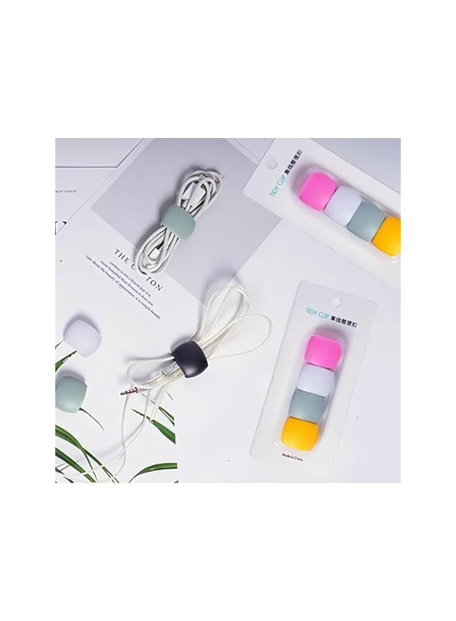 Green Tiger 20 Pcs Multi-Pack Cable Storage and Organizer Clips – Versatile Wire & Charging Cable Management for Travel, Desk, and Home – Secure and Tidy Data Cable Holders - Image 2