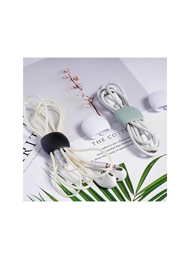 Green Tiger 20 Pcs Multi-Pack Cable Storage and Organizer Clips – Versatile Wire & Charging Cable Management for Travel, Desk, and Home – Secure and Tidy Data Cable Holders - Image 3