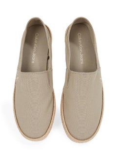 Calvin Klein Jeans Men's Espandrilles - Cotton, Beige  - Image 3