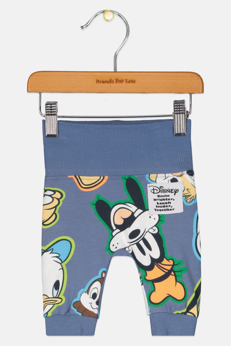 Name It x Disney Toddlers Boy Mickey Mouse Print Sweatpants, Multicolor - Image 1