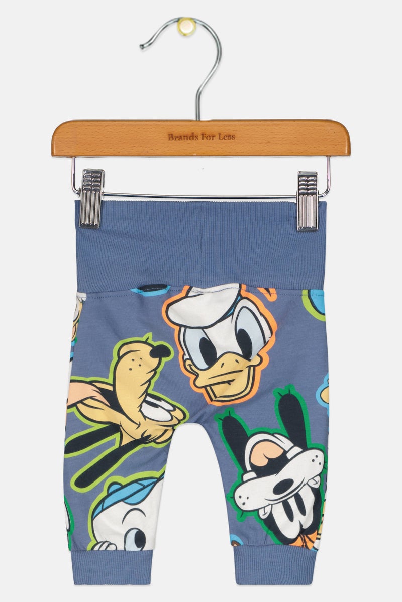 Name It x Disney Toddlers Boy Mickey Mouse Print Sweatpants, Multicolor - Image 2