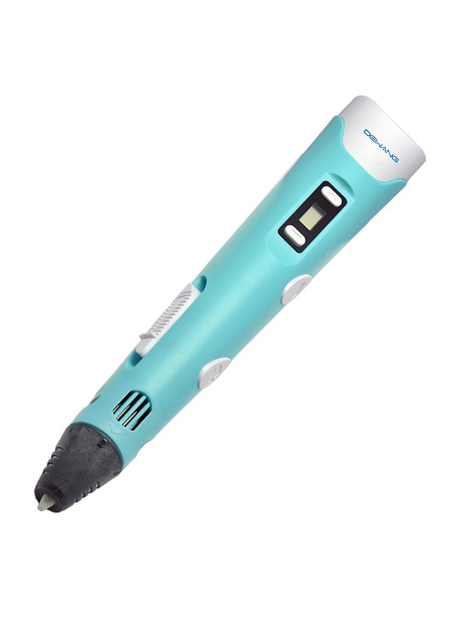 3D Printing-Pen With Adjustable Speed And Temperature (US Plug) Blue/White - Image 1