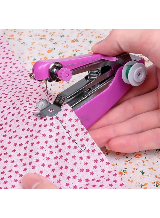 Portable manual mini mini sewing machine household handheld simple sewing machine God pocket small tailor machine - Image 5