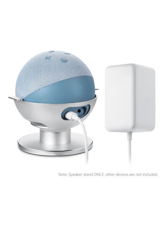 NIBEMINENT Desktop Smart Speaker Stand Silver - Image 2