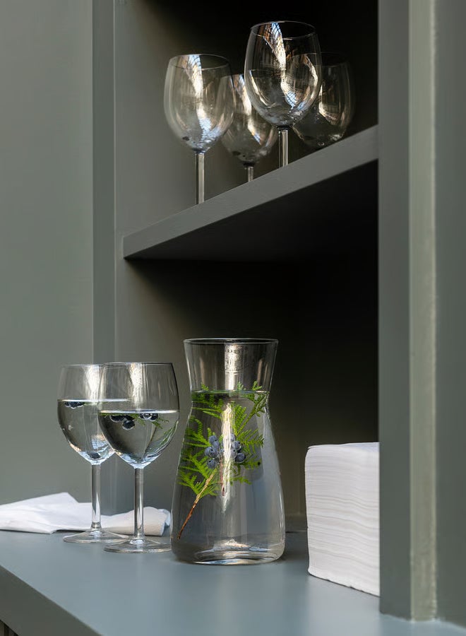 سويس كانتون فازة زهور زجاجية فاخرة - 20 سم، تصميم دائري أنيق، 10 سم قطر، تشطيب شفاف، متينة ومستقرة، سهلة التنظيف، مثالية للباقة أو كزينة مستقلة، متعددة الاستخدامات للمنزل والمكتب - Image 2