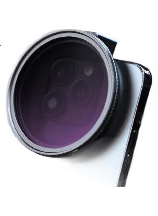 Neewer Adjustable Nd2-32 Magnetic Filter Lens Clip For Smartphone, Expandable 67Mm Filter Adapter Ring Clip For Apple Huawei Mobile Photography Videography Vnd Variable Nd Filter Clip - Image 1