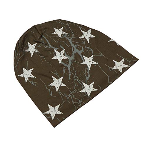 iSWEVEN Cotton Slouchy Beanie and Skull Cap for Summer, Winter, Autumn & Spring Season, Can be used as a Helmet Cap too - Free Size (7008D, Brown) - Image 4