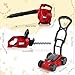 Arrowbash 3 Pcs Toy Gardening Tool Set for Kids Toy Leaf Blower Hedge Trimmer Push Lawn Mower Play Set with Lights and Sounds Christmas Birthday Gifts for Boys Girls - Image 4