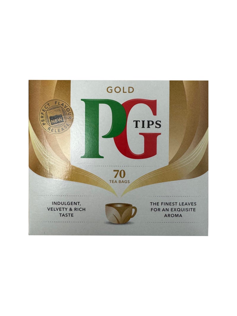 PG Tips Gold Best Tasting Blend (70 Tea Bags) - Image 1
