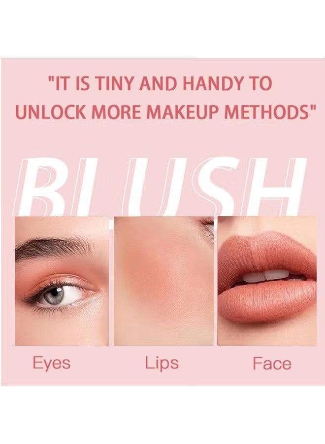 Maxfine Smooth Professional Facial Makeup,  Cheeks & Lips and Eyes, 3 in 1 Creamy blush,Moisturizing and Delicate Long Lasting Makeup Retention(#04) - Image 3